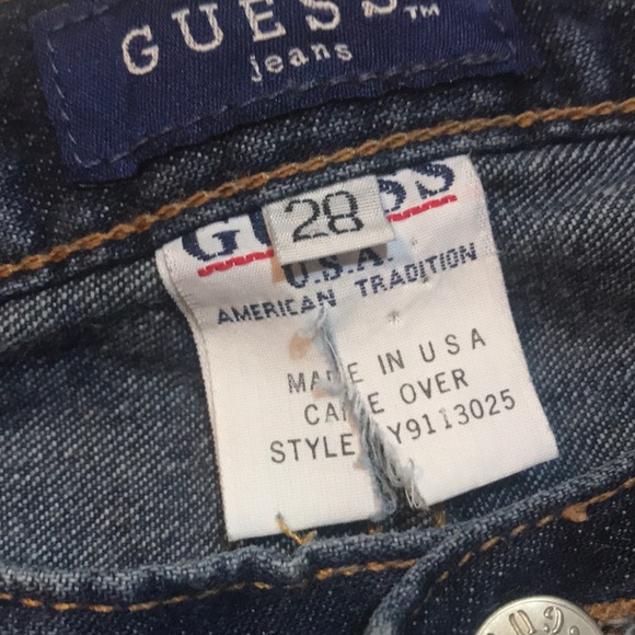 Dark wash guess Capri jeans size 28 - Picture 3 of 6